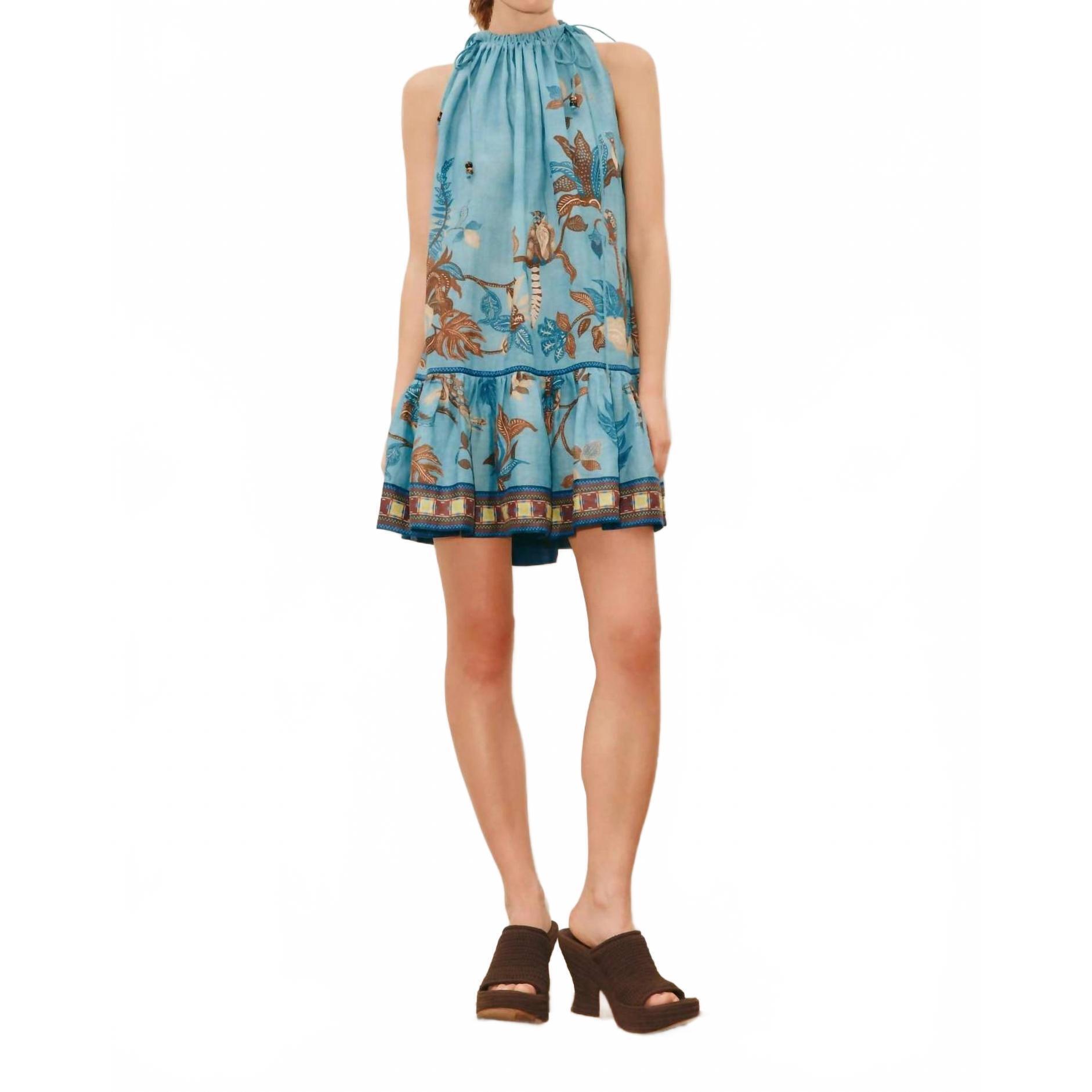 New Alemais Georgie Mini Dress In Multi